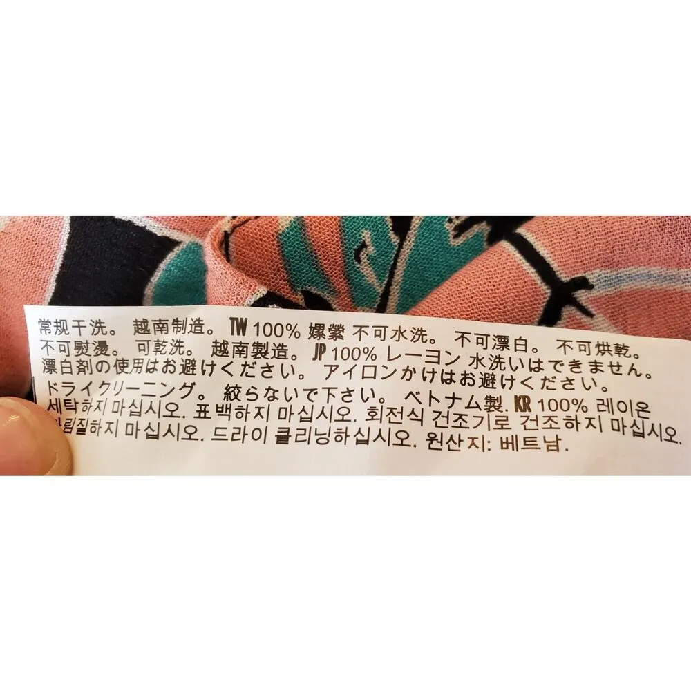 FOREVER 21 Women Multicolor Floral Spaghetti Strap Open Back Jumpsuit Size Large - Image 12