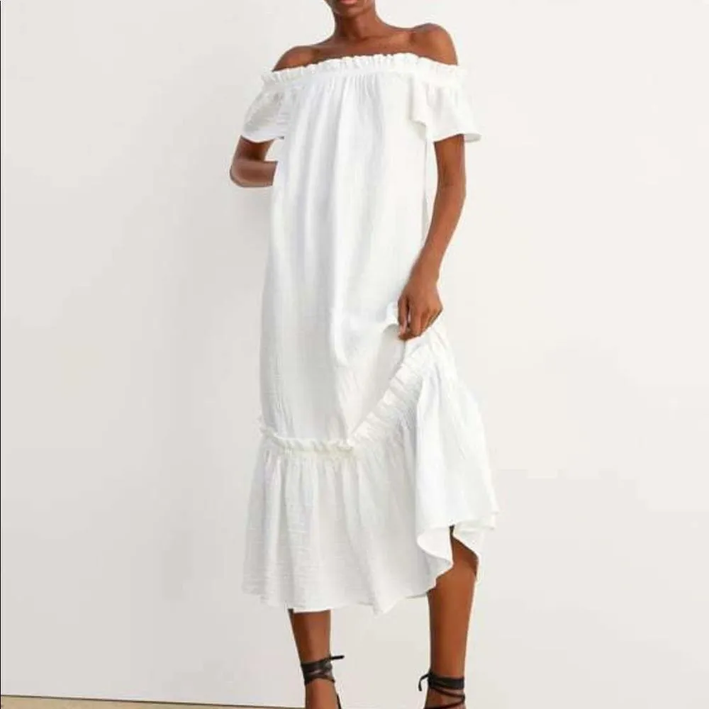 ✨ZARA Maxi Flounce Ruffle Trim Dress ✨ - Image 5