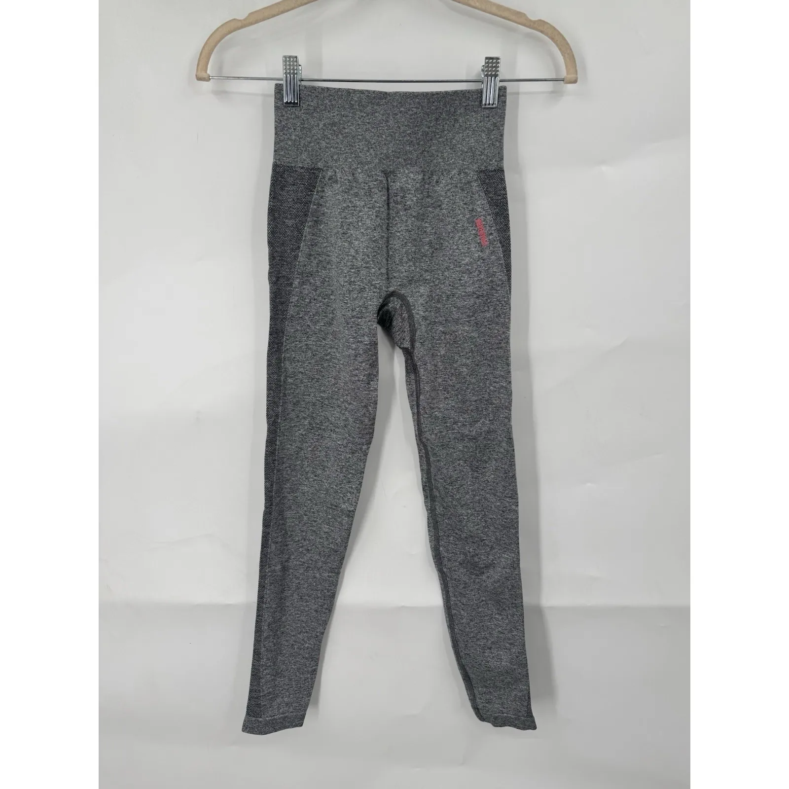 Gymshark Seamless Flex High Waisted Leggings Gray Women's Size XS Athletic Yoga - Image 2