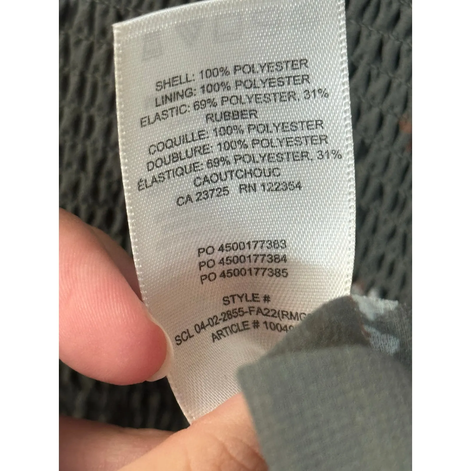 Wilfred Aritzia Fairycore Bohemian Cottagecore Green Floral Smock Long Sleeve S - Image 6