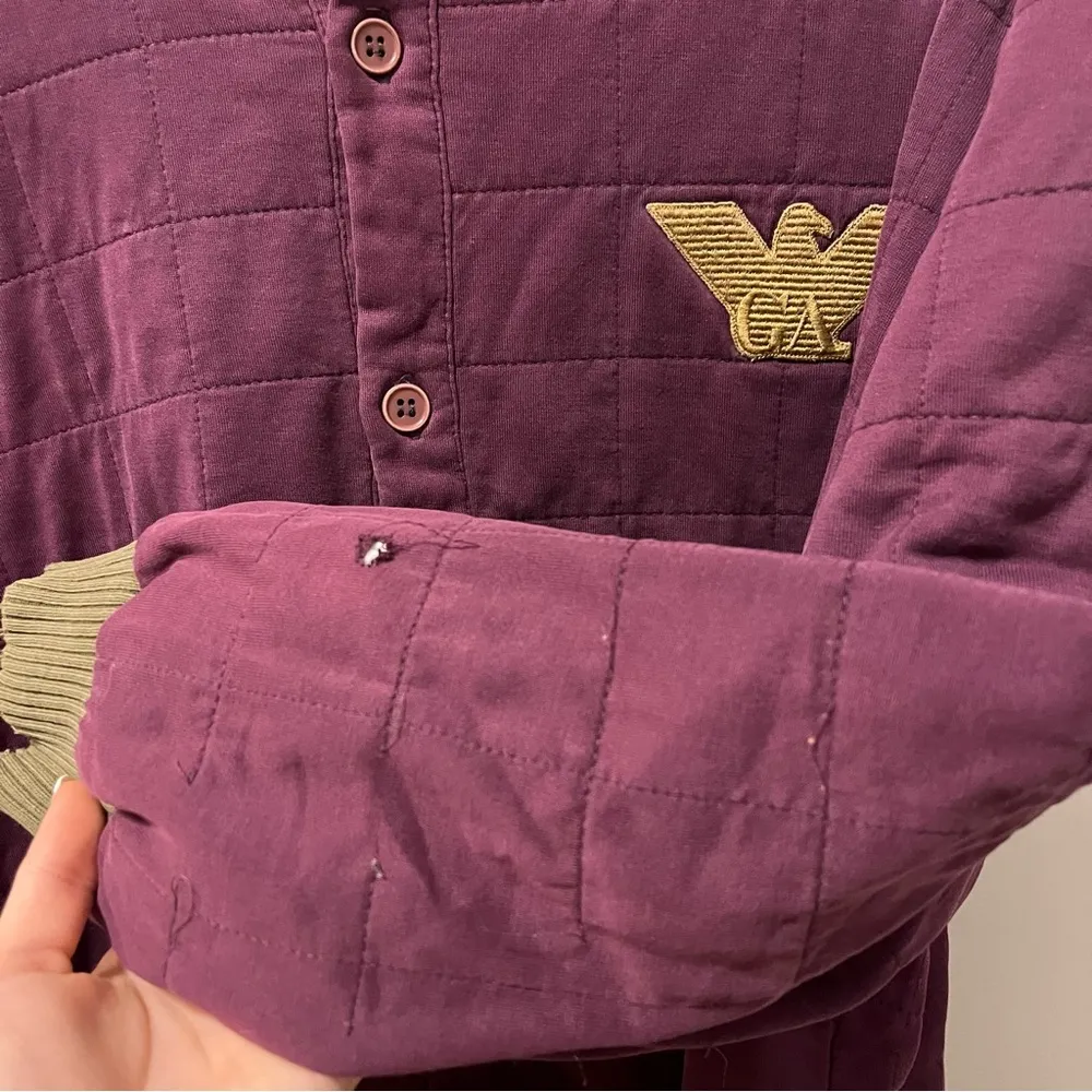 Vintage Giorgio Armani Quilted Jacket - Image 9