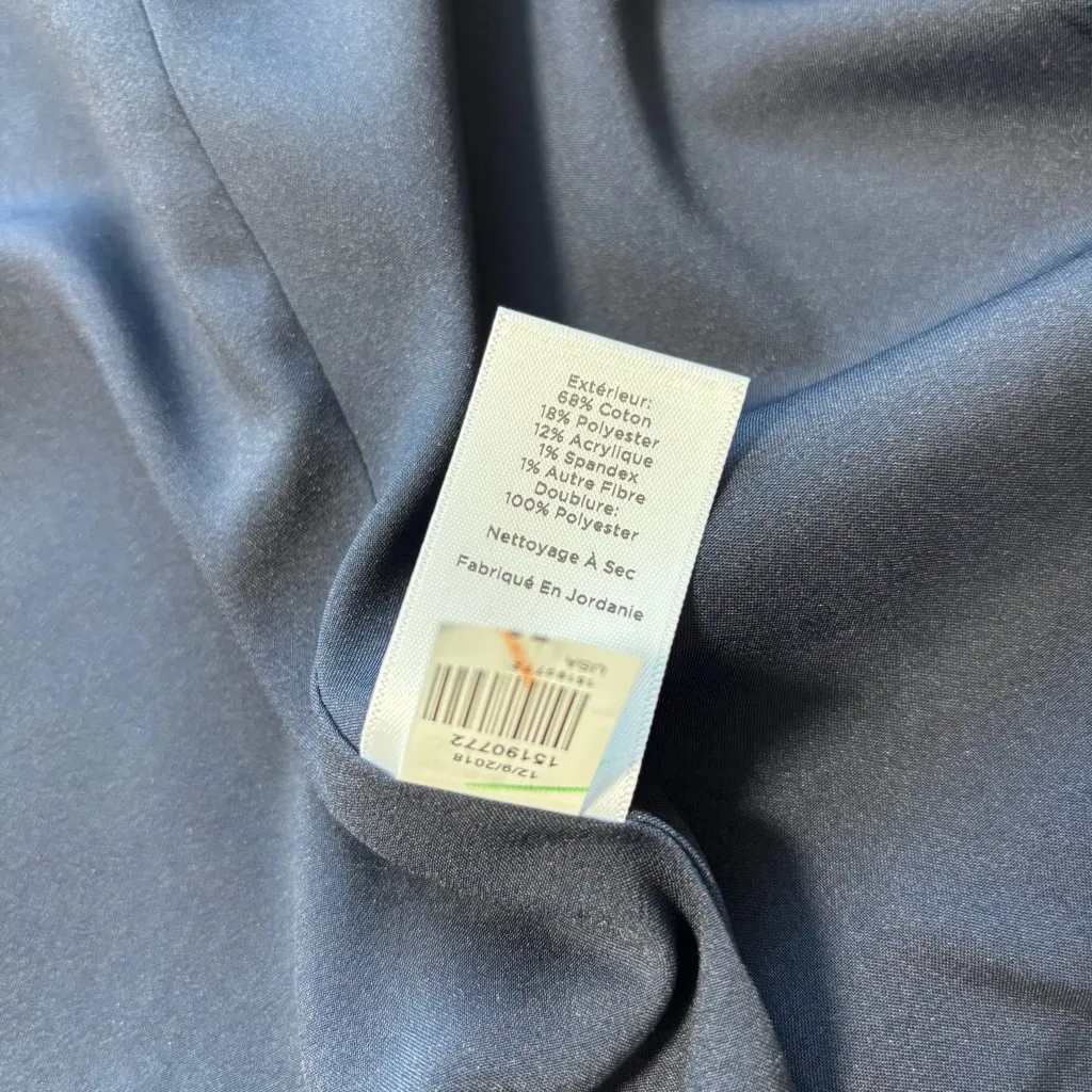 TALBOTS Woven Blue Red White Striped Cotton Blend Blazer Jacket Size XL P NEW‎ - Image 11