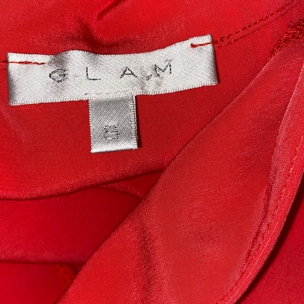 Glam red shirt dress size small - Image 5