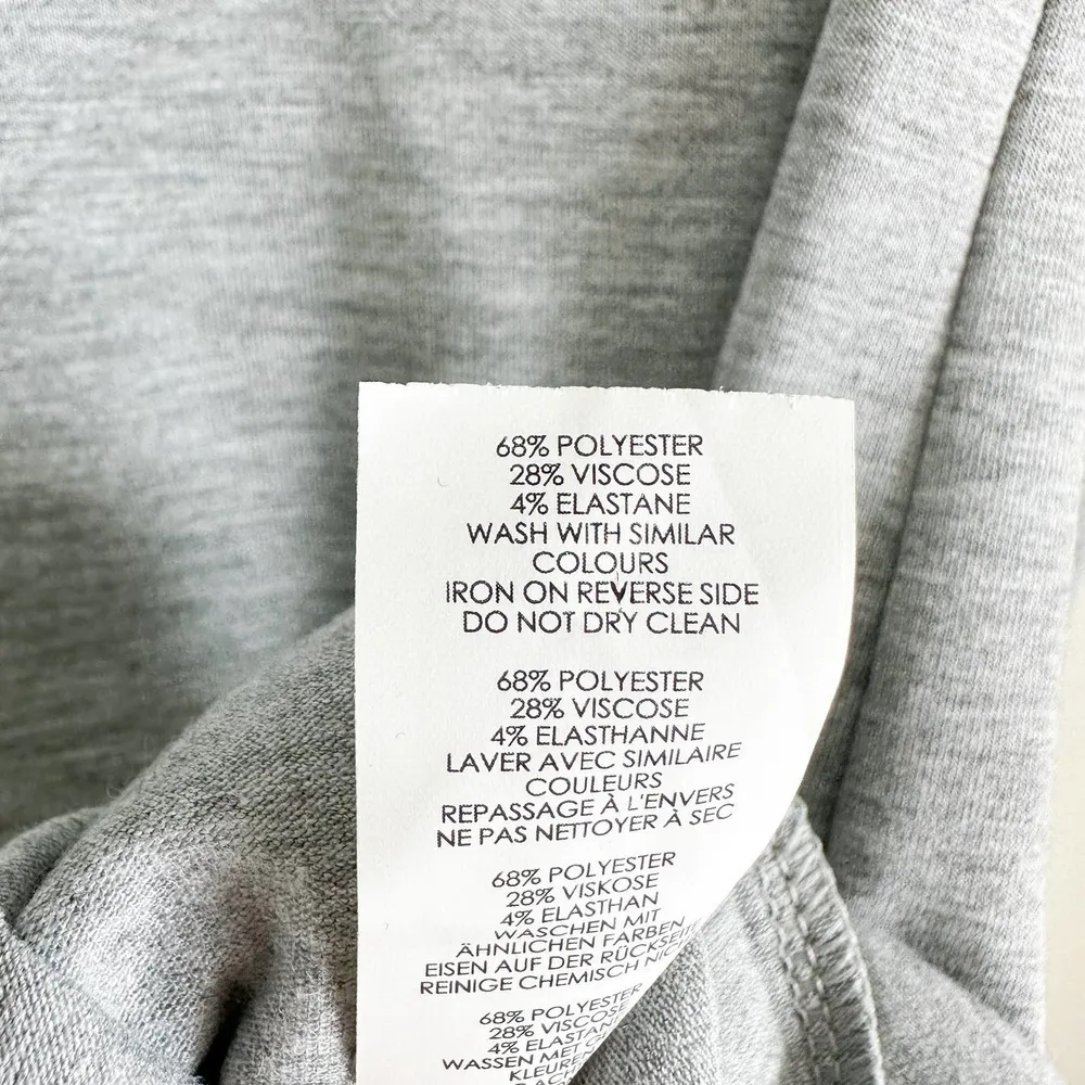 Boohoo NEW Gray Millie Mock Neck bodycon long sleeve mini dress sz Small - Image 8