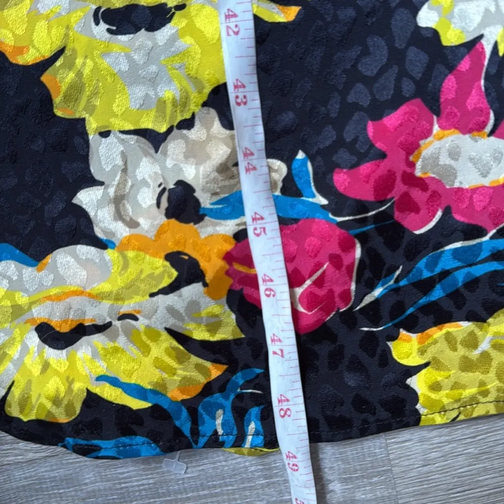 Etro floral silk midi dress Yellow Size 6 - Image 12