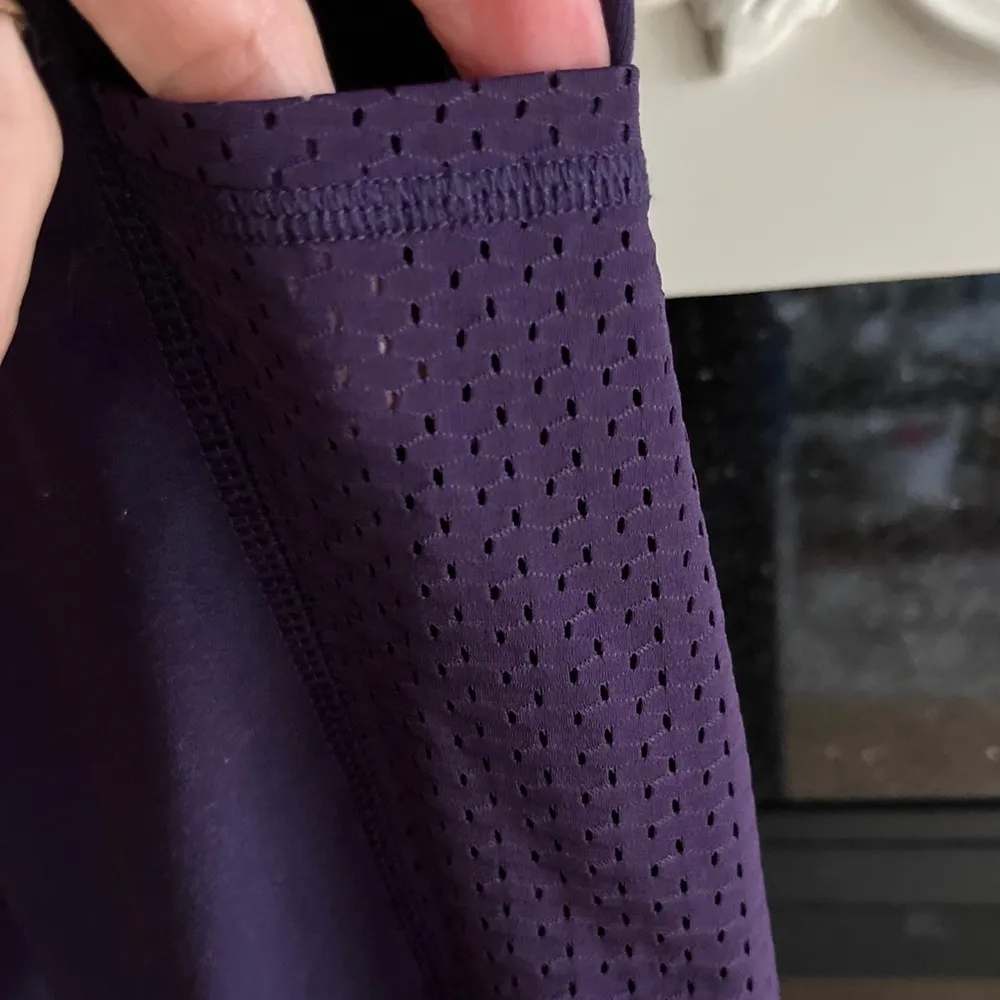 Zobha Leggings Athletic Gym Side Pockets Purple Womens Small - Image 4