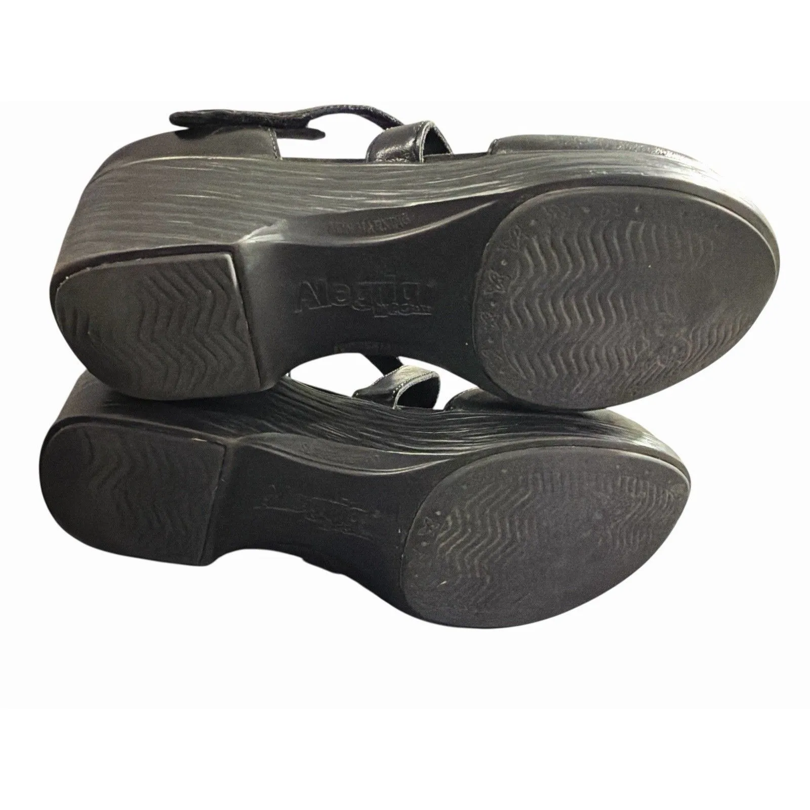 Alegria Women’s Mary Jane Shoes Black Leather Size 8.5 US Comfort Work Shoes - Image 5