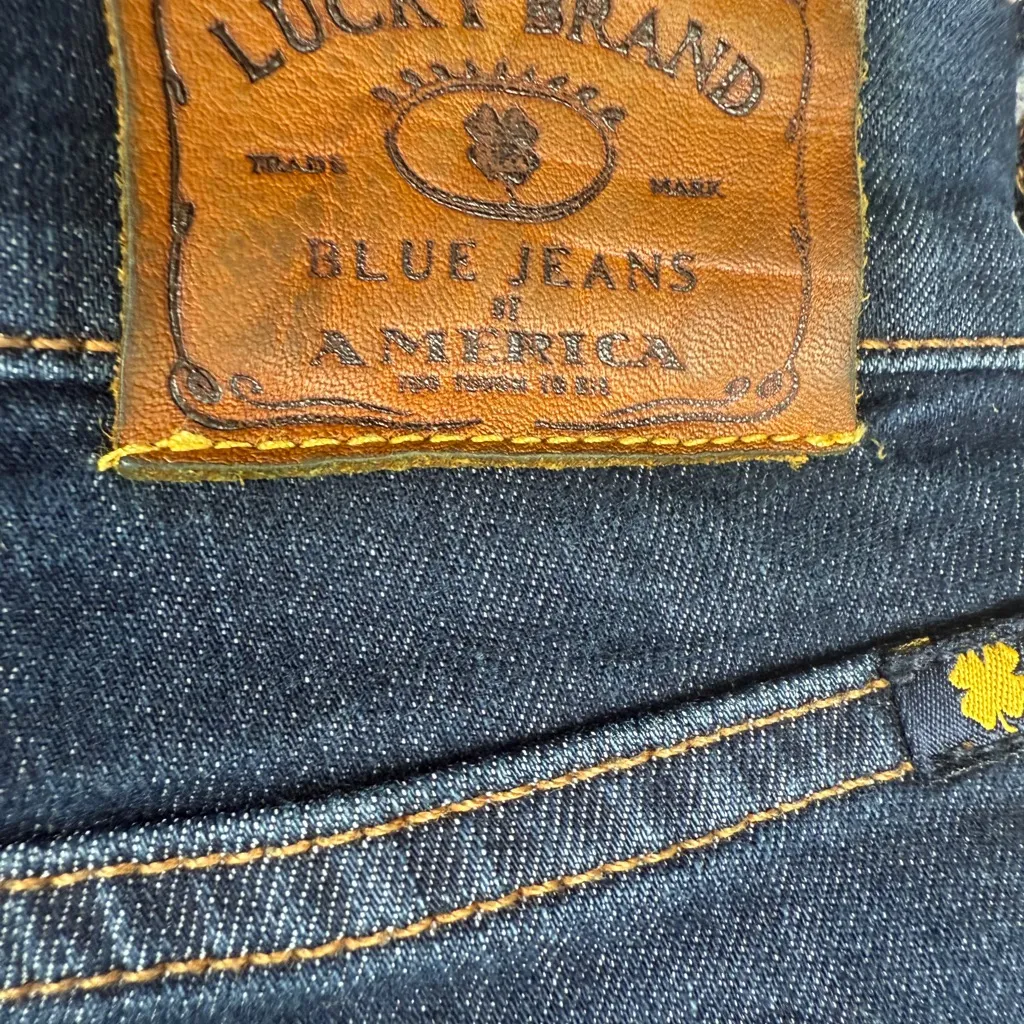 Lucky Brand Dark Blue Flare Jeans - Image 6