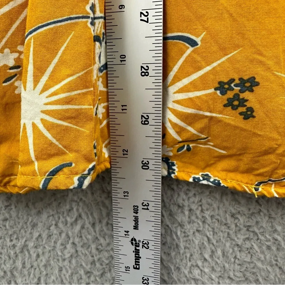 Modcloth On Cloud Nineties Shift Dress Floral Yellow Women's Small‎ - Image 9