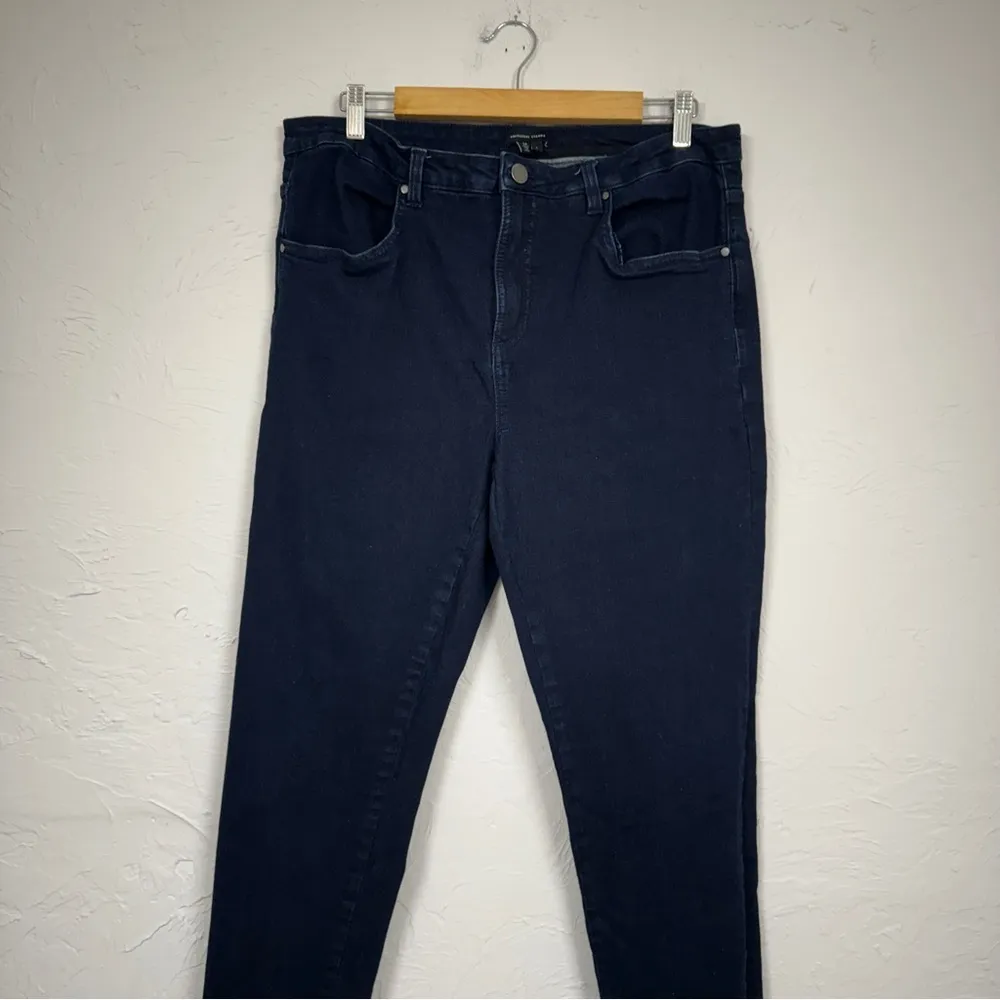 Universal Standard Dark Wash Skinny Jeans Womens 14 Blue High Rise Denim Casual - Image 2
