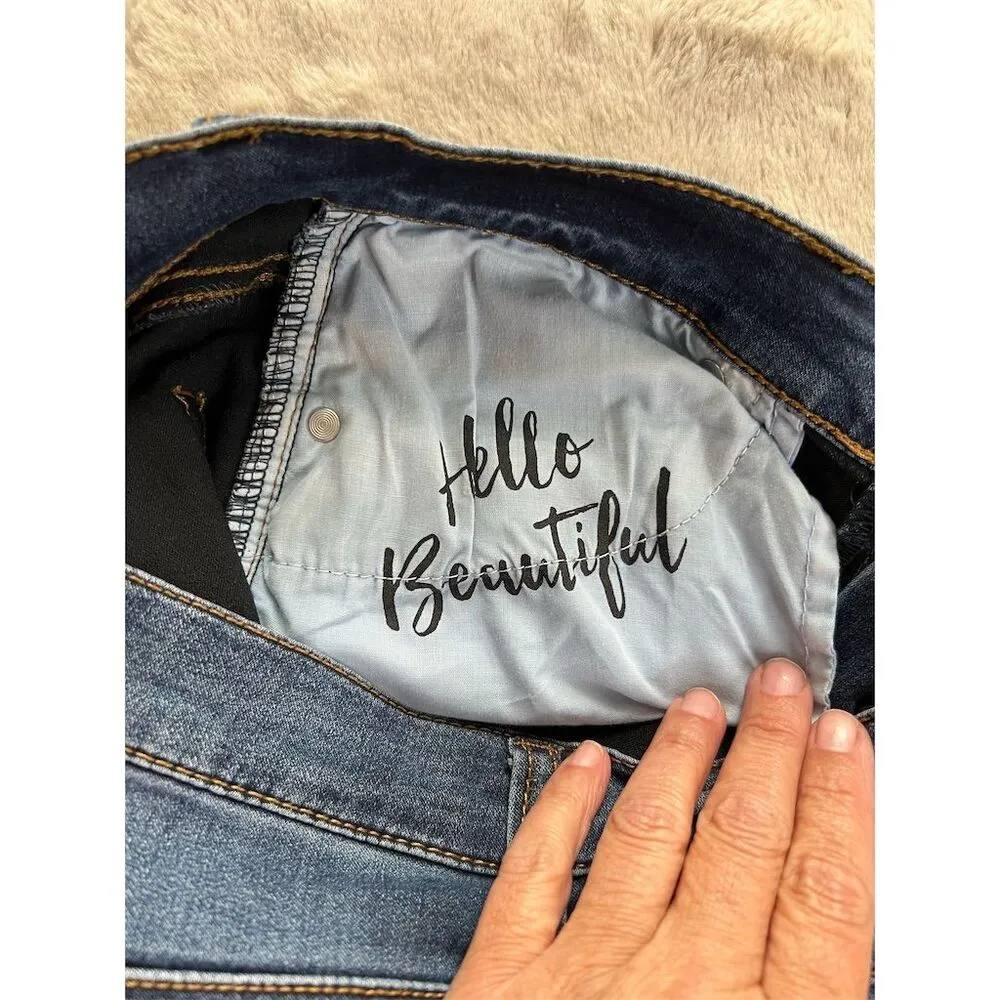 Altard State Women's 10" High-Rise Skinny Button Fly Jeans Size 9 Blue D… - Image 6