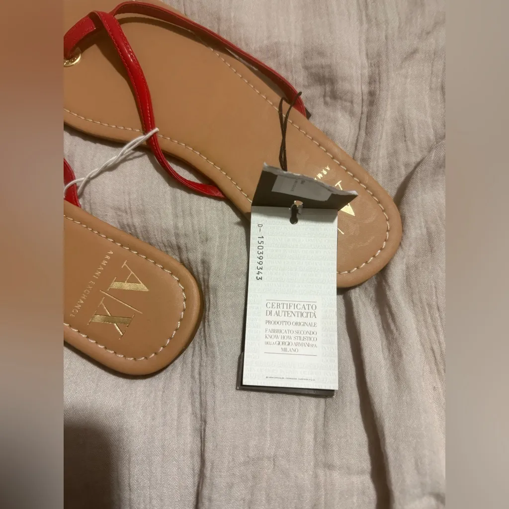 ARMANI EXCHANGE sandals NEW WITH TAGS - Image 3