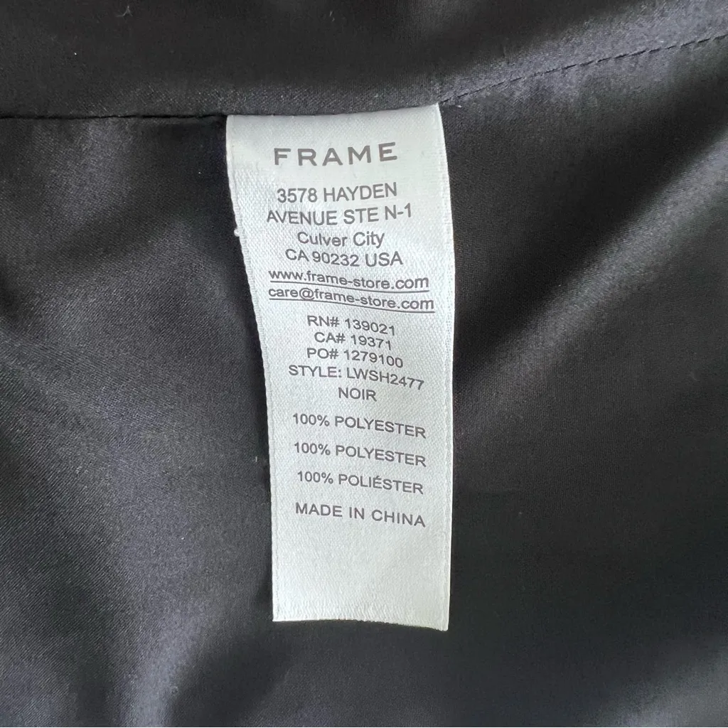 Frame Black Sequin Cami Women's Top - Image 7