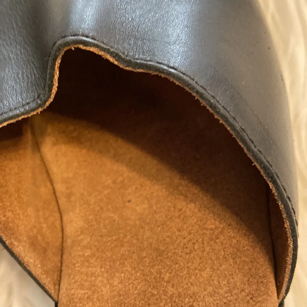 DIBA Shoes size 7.5 excellent condition real leather black color - Image 12