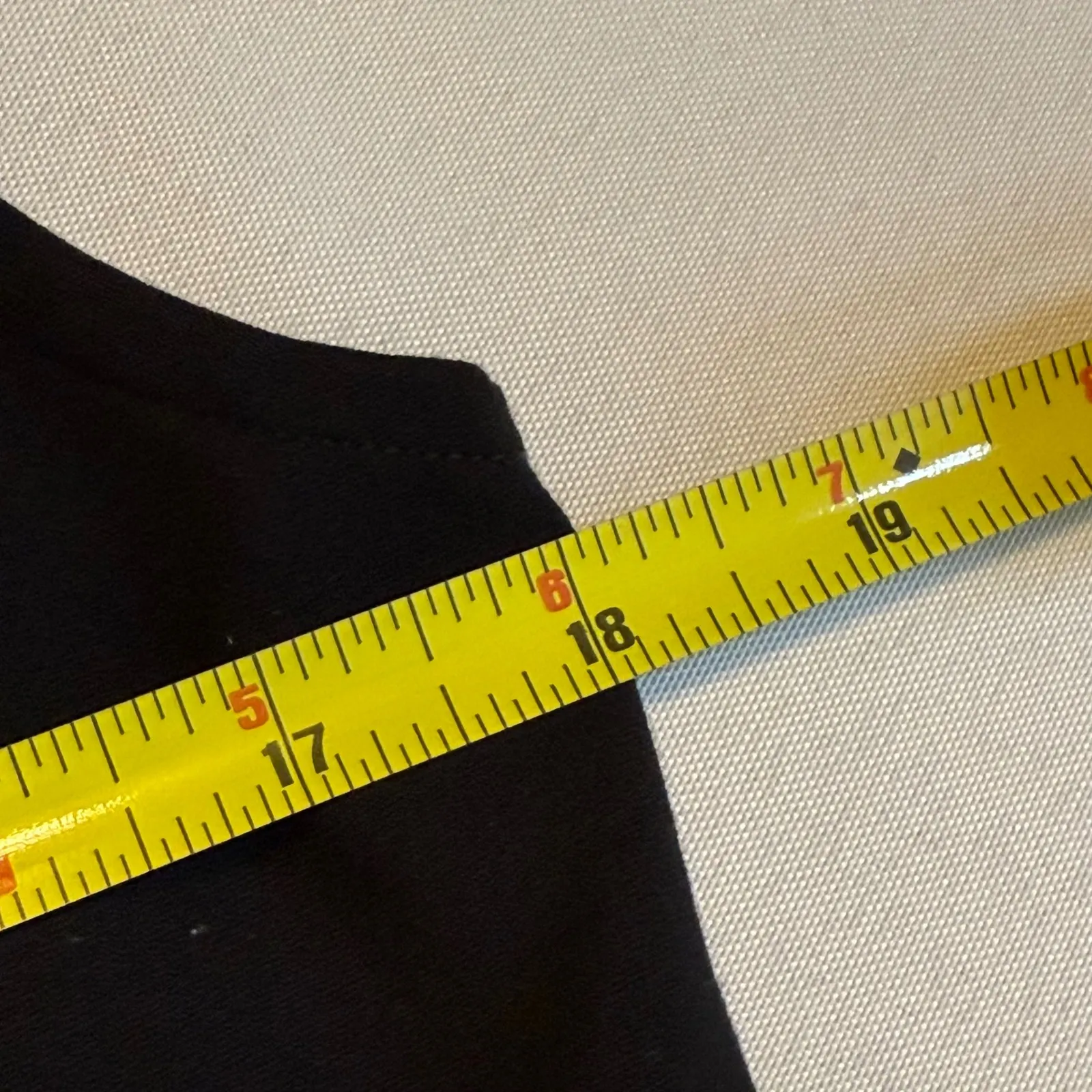 Ann Taylor Black Sleeveless Sheath Dress V-Neck Career Professional Cocktail #‎ - Image 6