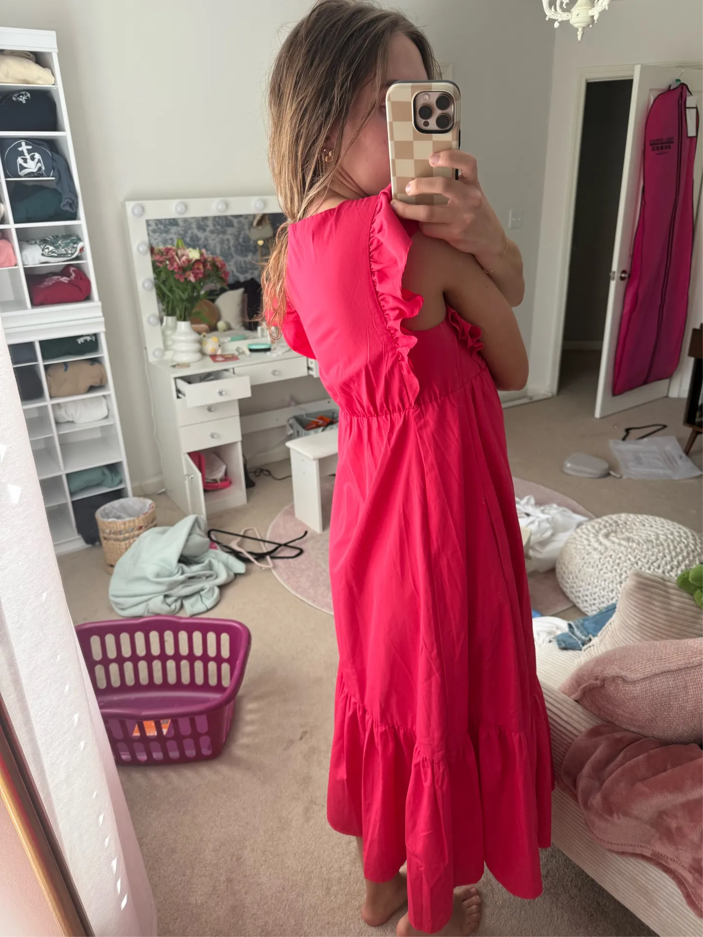 Pink Abercrombie Dress Midi - Image 2