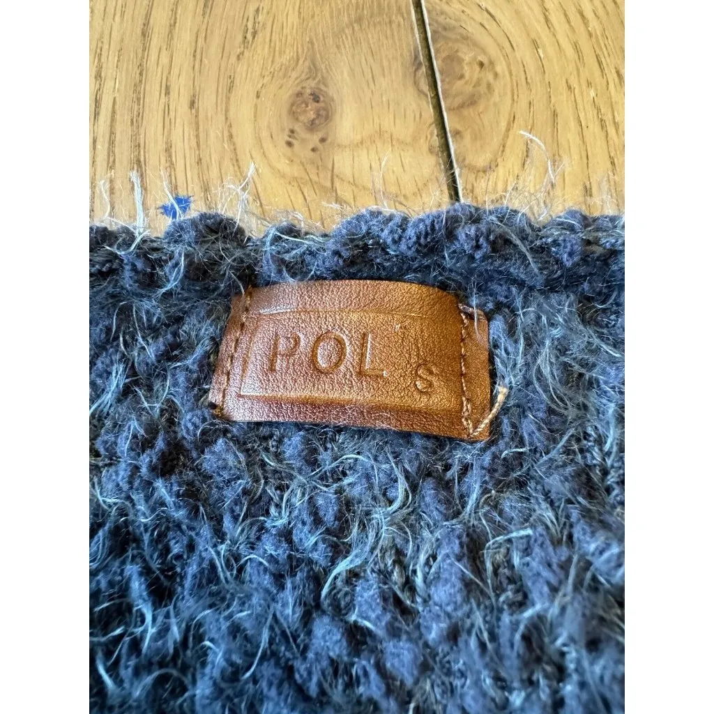 POL Anthropologie Open‎ Cardigan Size Small Nylon Soft Comfort Loungewear Preppy - Image 3