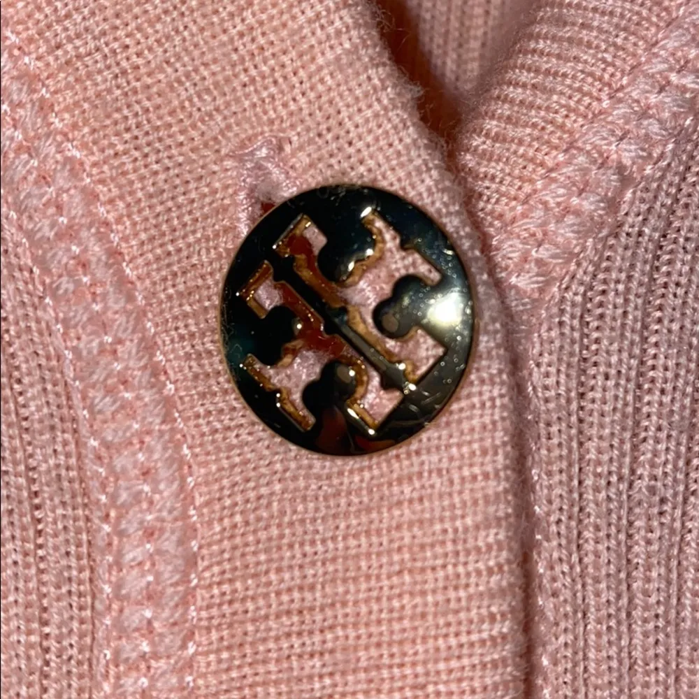 Tory Burch Pink Crop Cardigan - Image 4