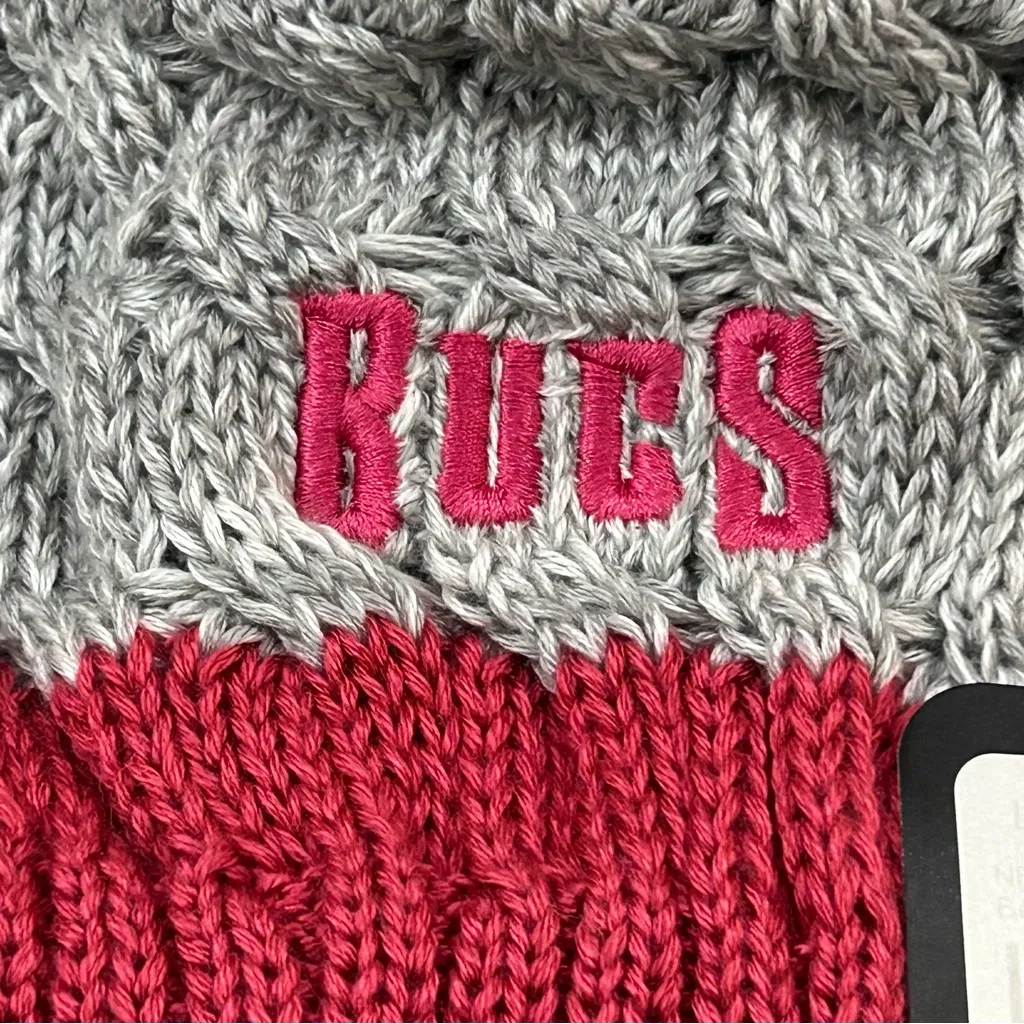Tampa Bay Bucs NFL New Era Breast Cancer Awareness Knit Beanie Hat Cap Women’s Gray - Image 5