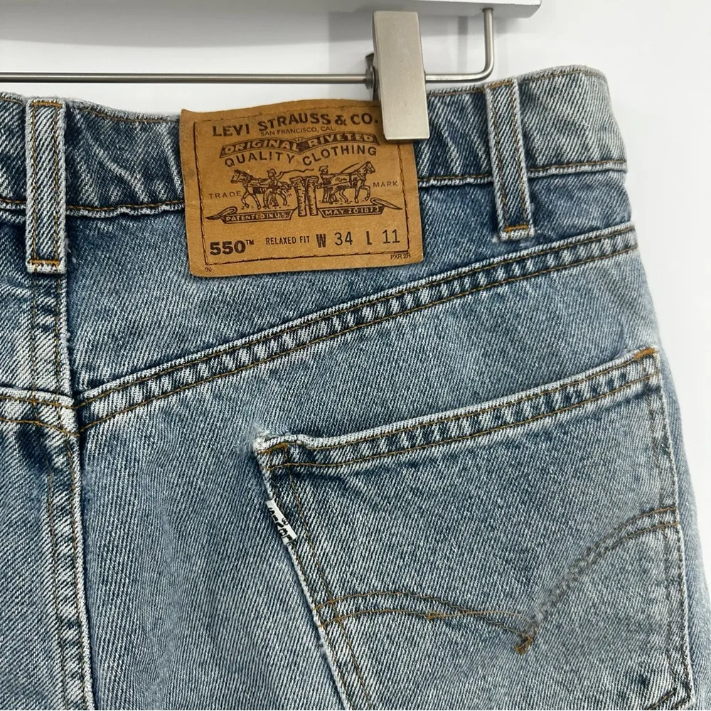 Levi’s Vintage Y2K Jean Mom Shorts Size 30 Early 2000s - Image 3