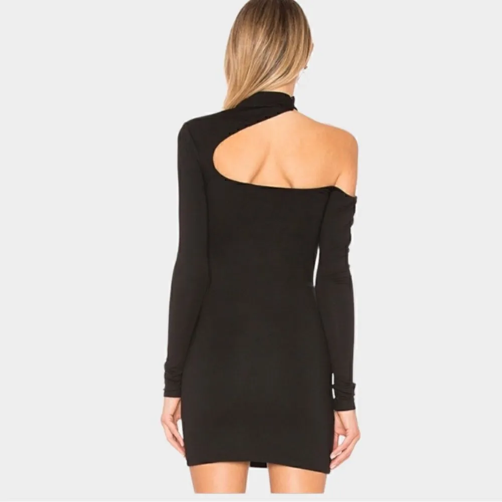 Privacy Please Midland Cut Out Choker Black Bodycon Mini Dress Size Medium - Image 3