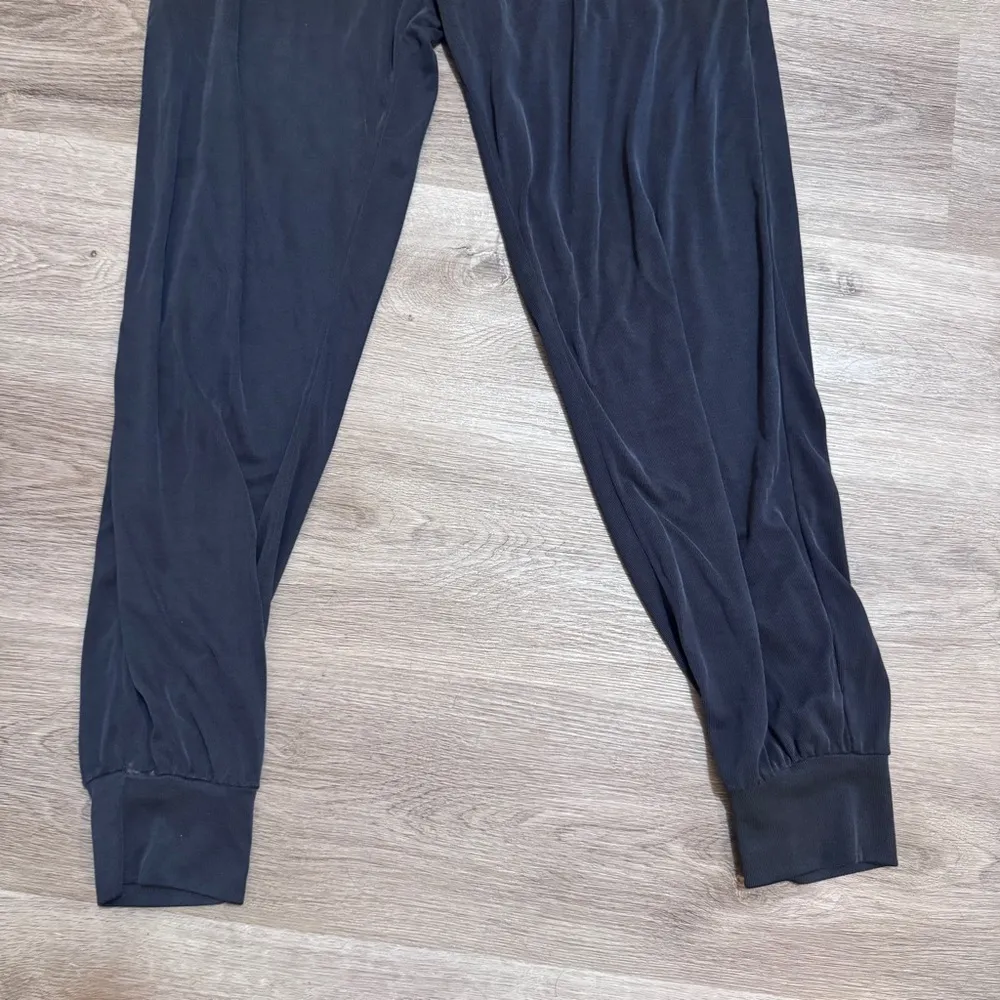 Victoria’s Secret Navy Blue Ribbed Jogger Pants Lounge Athleisure - Image 3