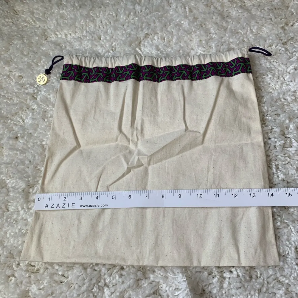 TORY BURCH Drawstring Handbag Shoe Dustbag 14"x14" - Image 3