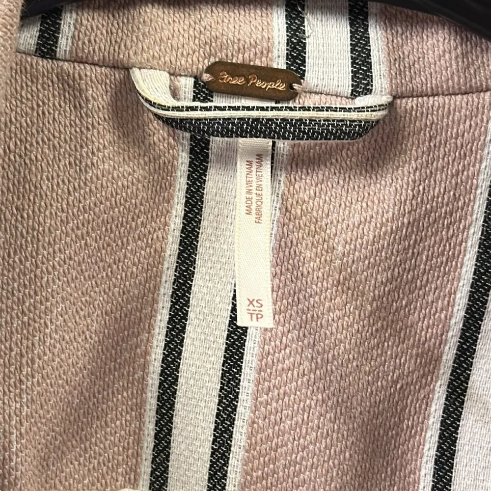 Free People Uptown Girl Oversized Blazer Jacket with Deep Pockets Pink Womens XS - Image 12