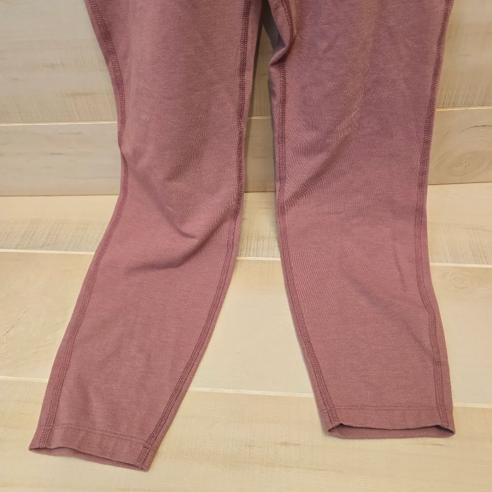 {M} Old Navy PowerChill One Shoulder 7/8 Body Jumpsuit Lark Blush Mauve - Image 4