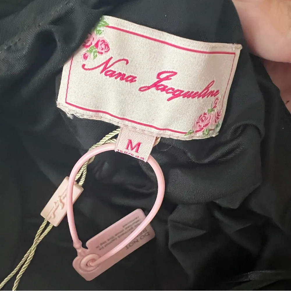 NEW NWT  Strapless Marie Rose Jewel Embellished Dress In Black - Image 9