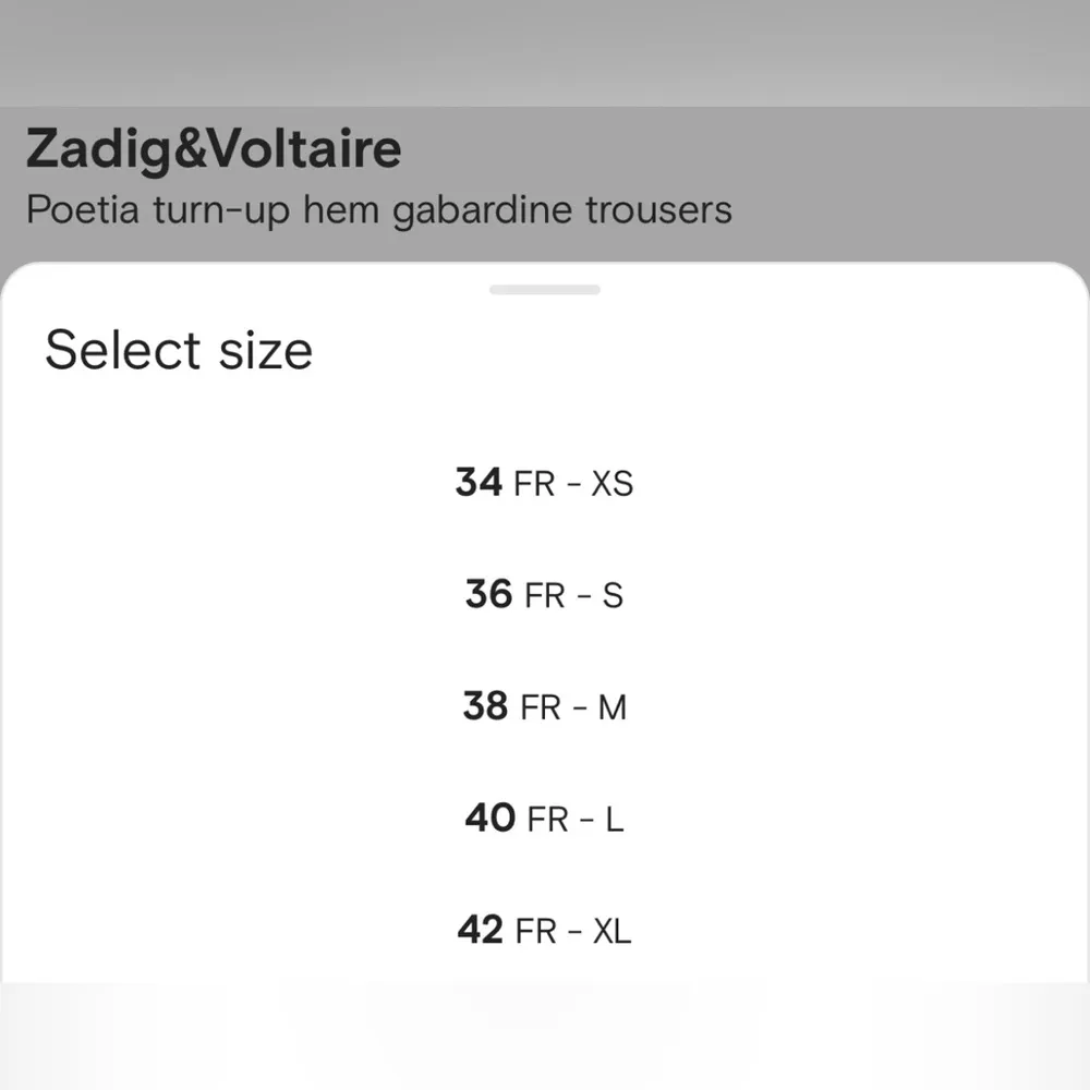 Zadig&Voltaire Poetia turn-up hem gabardine wool blend trousers - Image 16