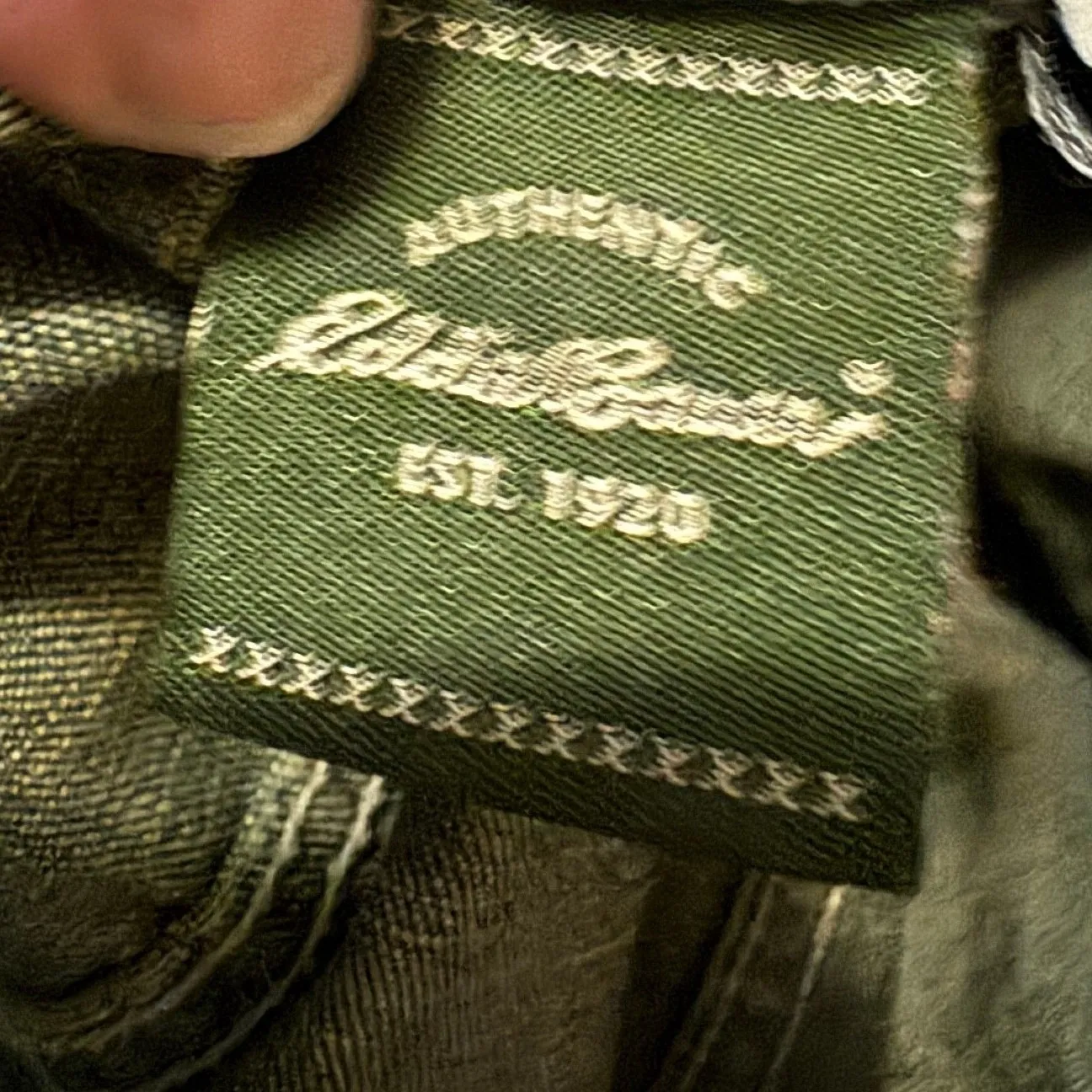 Eddie Bauer True Vintage L  90's 100% Cotton Denim Distressed Trucker Jacket - Image 7