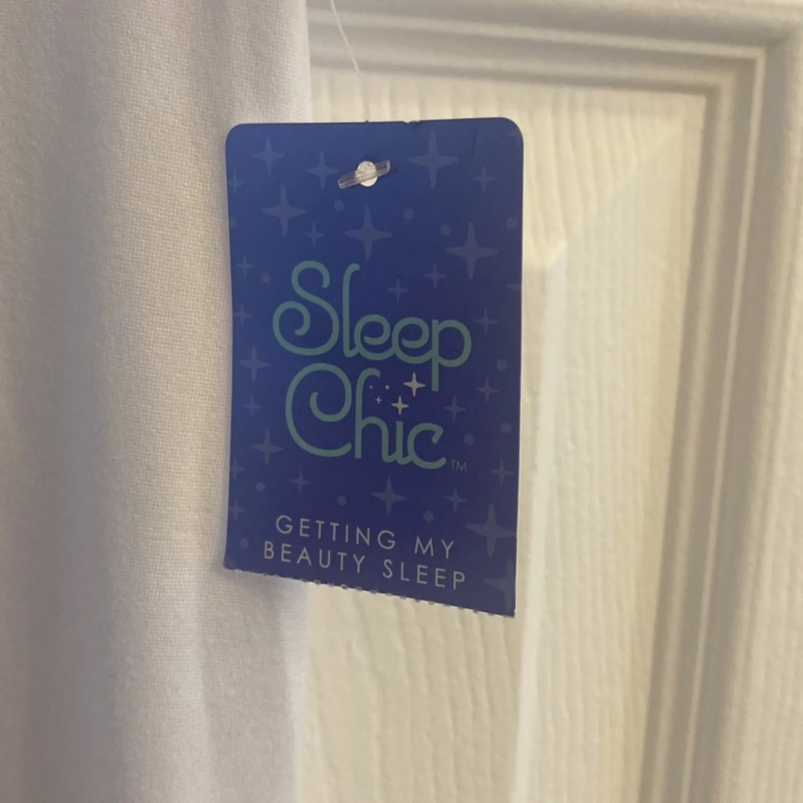 Sleep Chic Here Womens Medium Here Comes the Sun White Nightgown Sleep NEW - Image 2