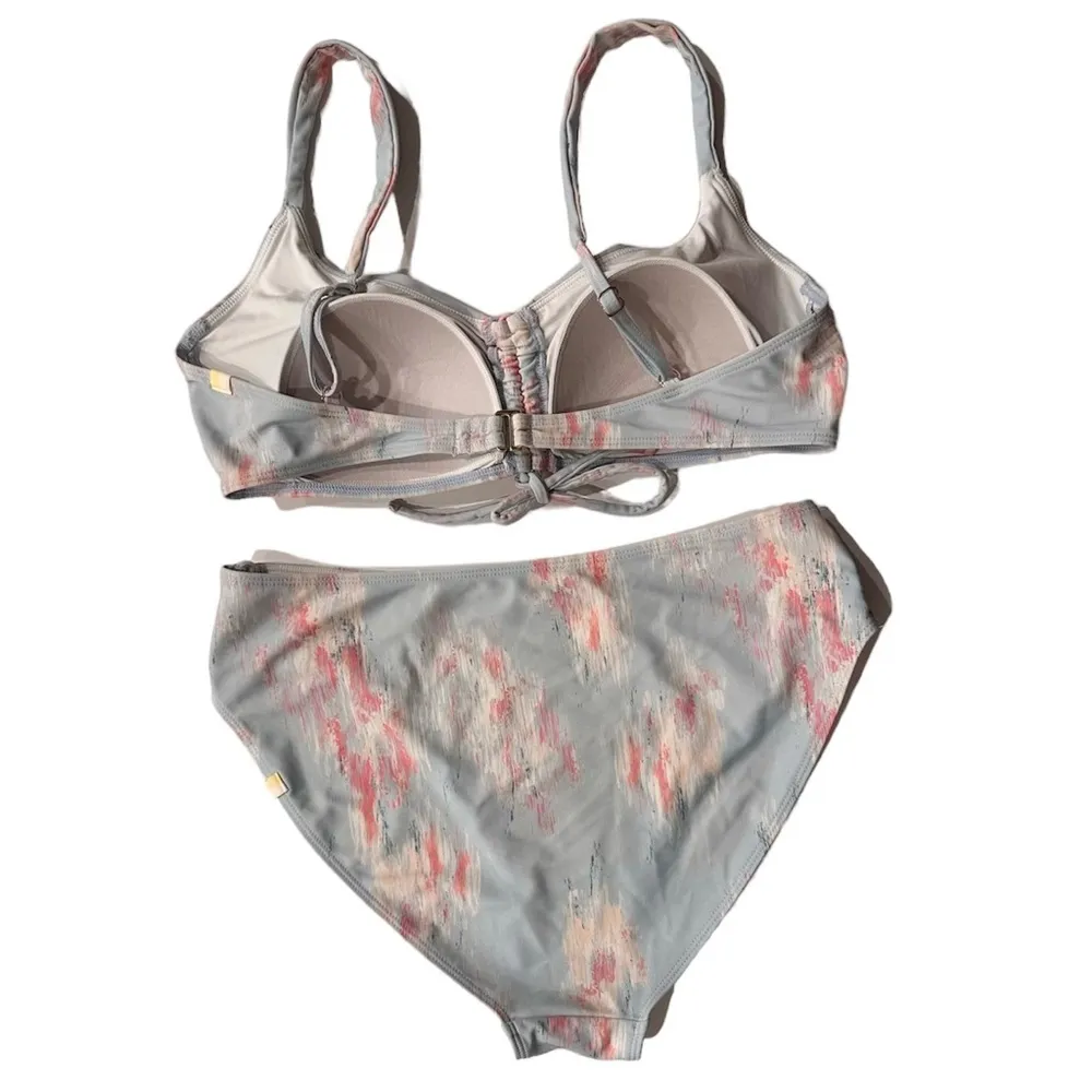 Summersalt Cinched Bikini Summer Breeze Floral Two Piece Swim Size 8 - Image 2