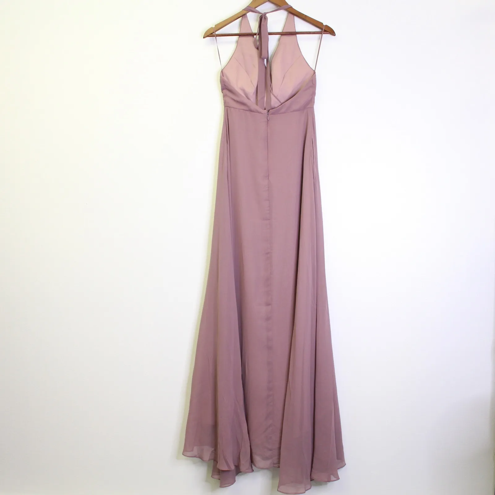 Birdy Grey Moni‎ Convertible Halter Maxi Dress in Dark Mauve Size XS - Image 6