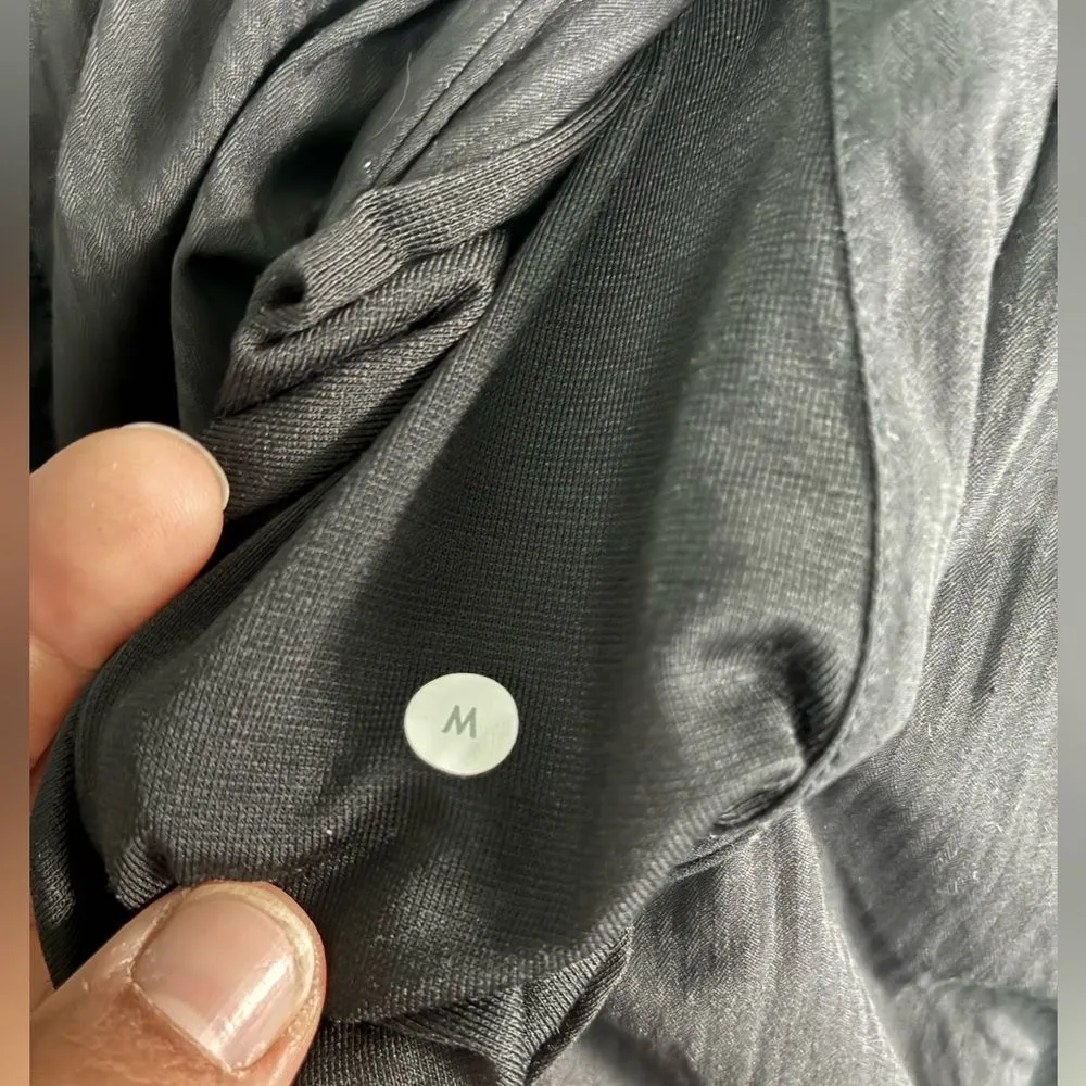 Lululemon Women’s Size M Black Dance Studio Pants Travel Everyday Drawstring - Image 5