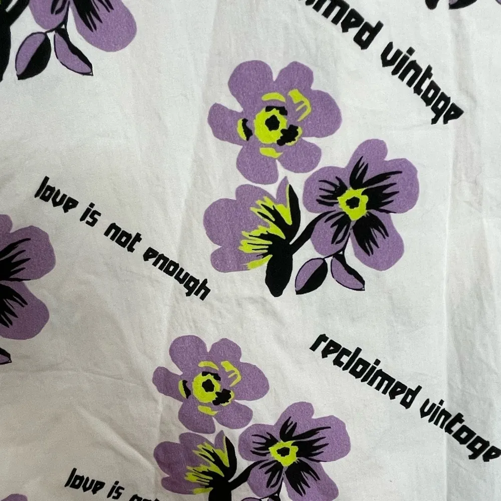 Reclaimed Vintage Floral Print Retro Mini Dress Size 4 - Image 3