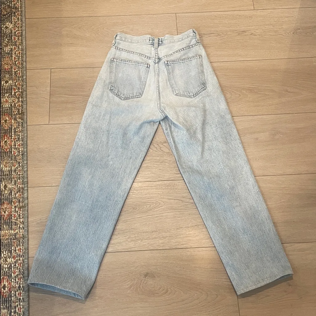 AGOLDE Criss Cross Straight Leg Jeans Size 23 - Image 11