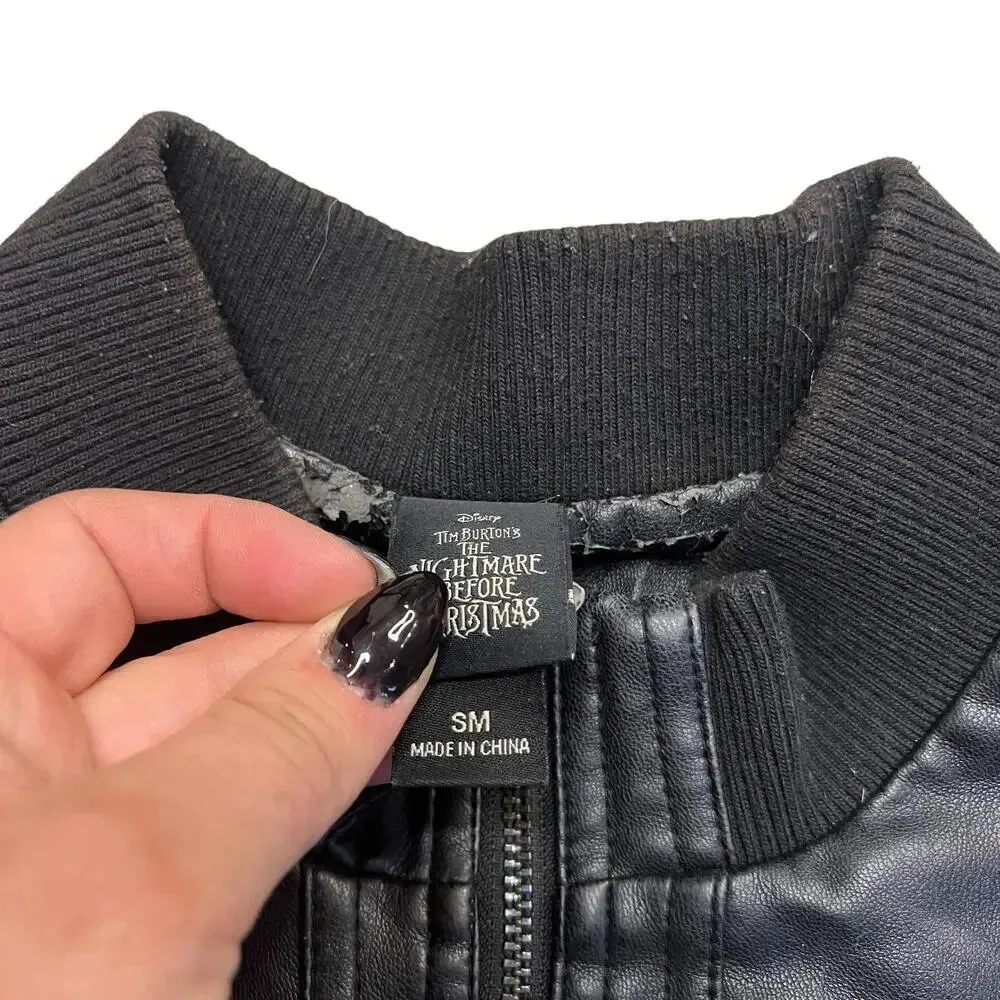 Disney's The Nightmare Before Christmas Women's Small Jack Skellington Jacket‎ - Image 5