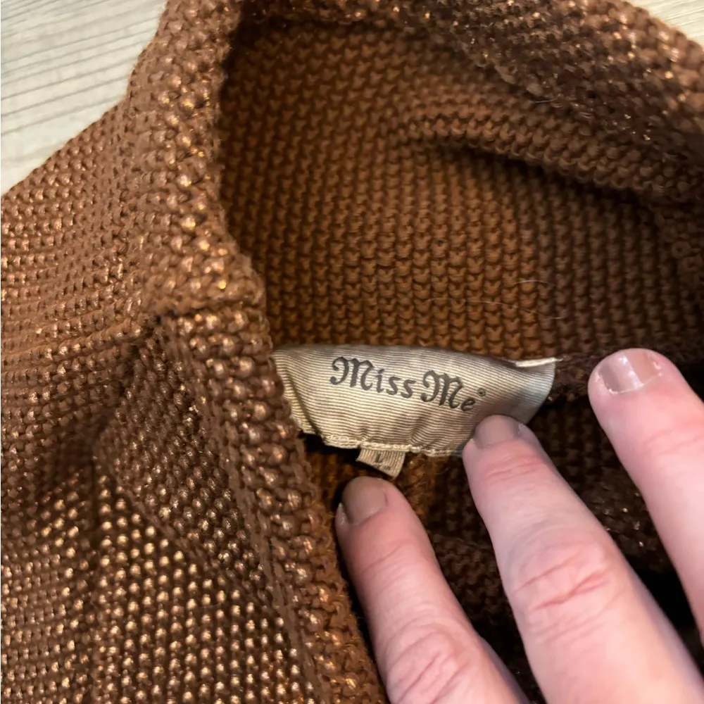 Miss Me Boho style light weight jacket size Large - Image 3