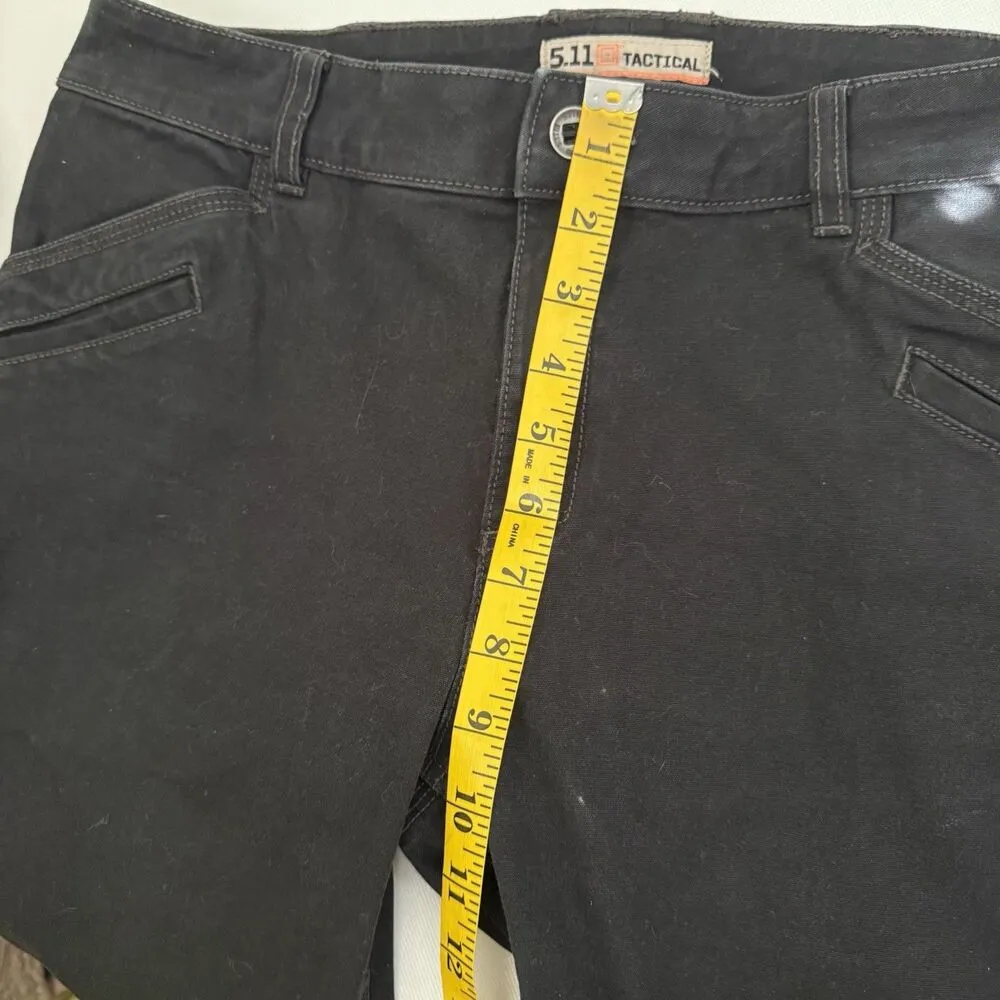 5.11 Tactical Pants 10L Black Avalon Utility Stretch Covert Teflon Durable Work - Image 9