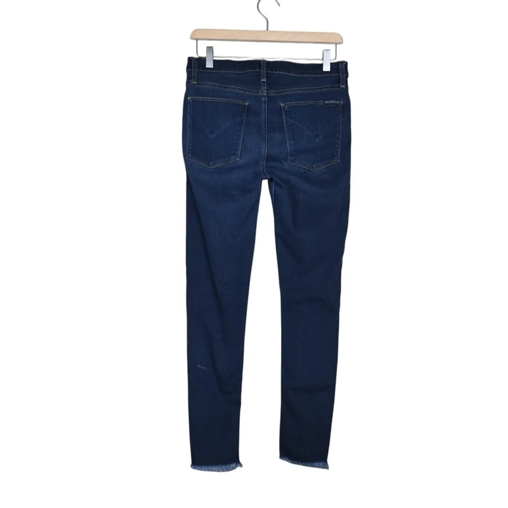 Hudson Womens 29 Nico Midrise Ankle Raw Hem Super Skinny Jean - Image 2