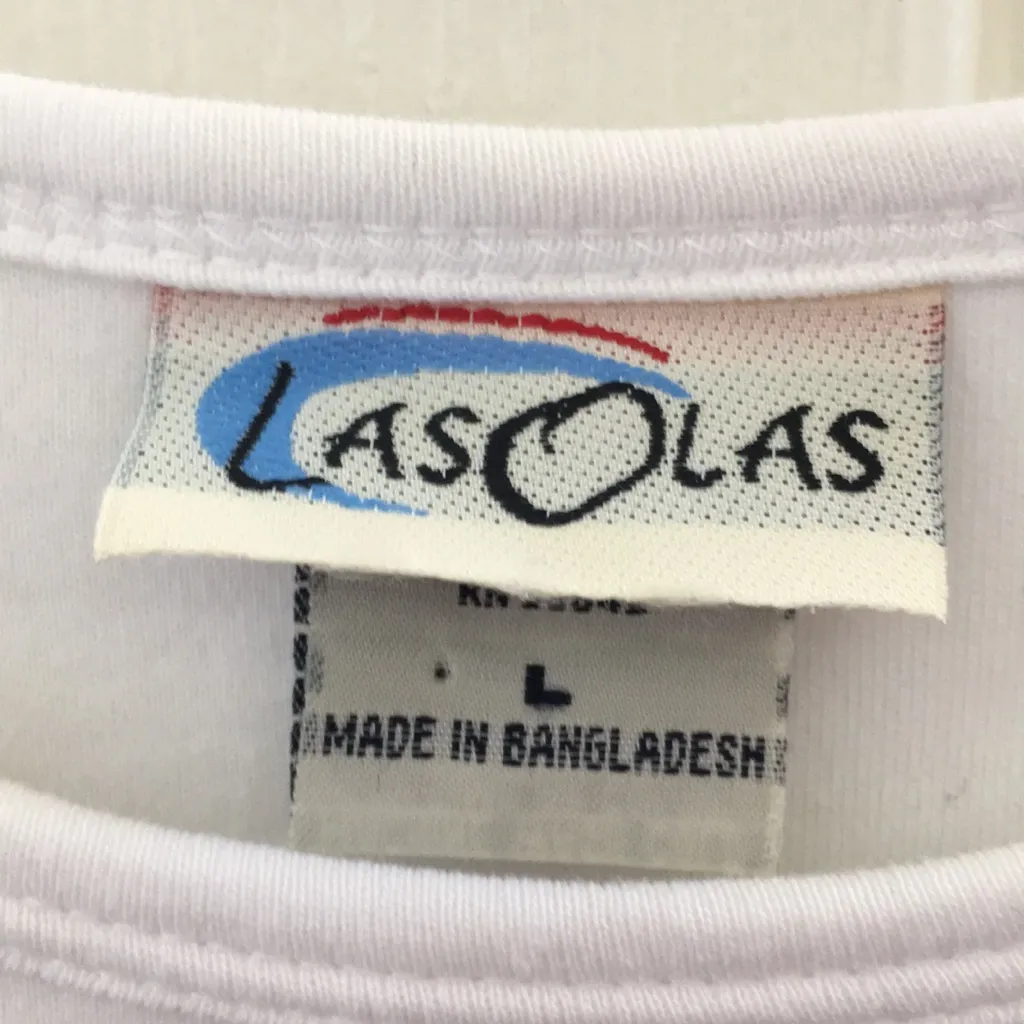 Las Olas FINAL MARKDOWN Ladies’  Aruba Decorated Tee (L) - Image 5