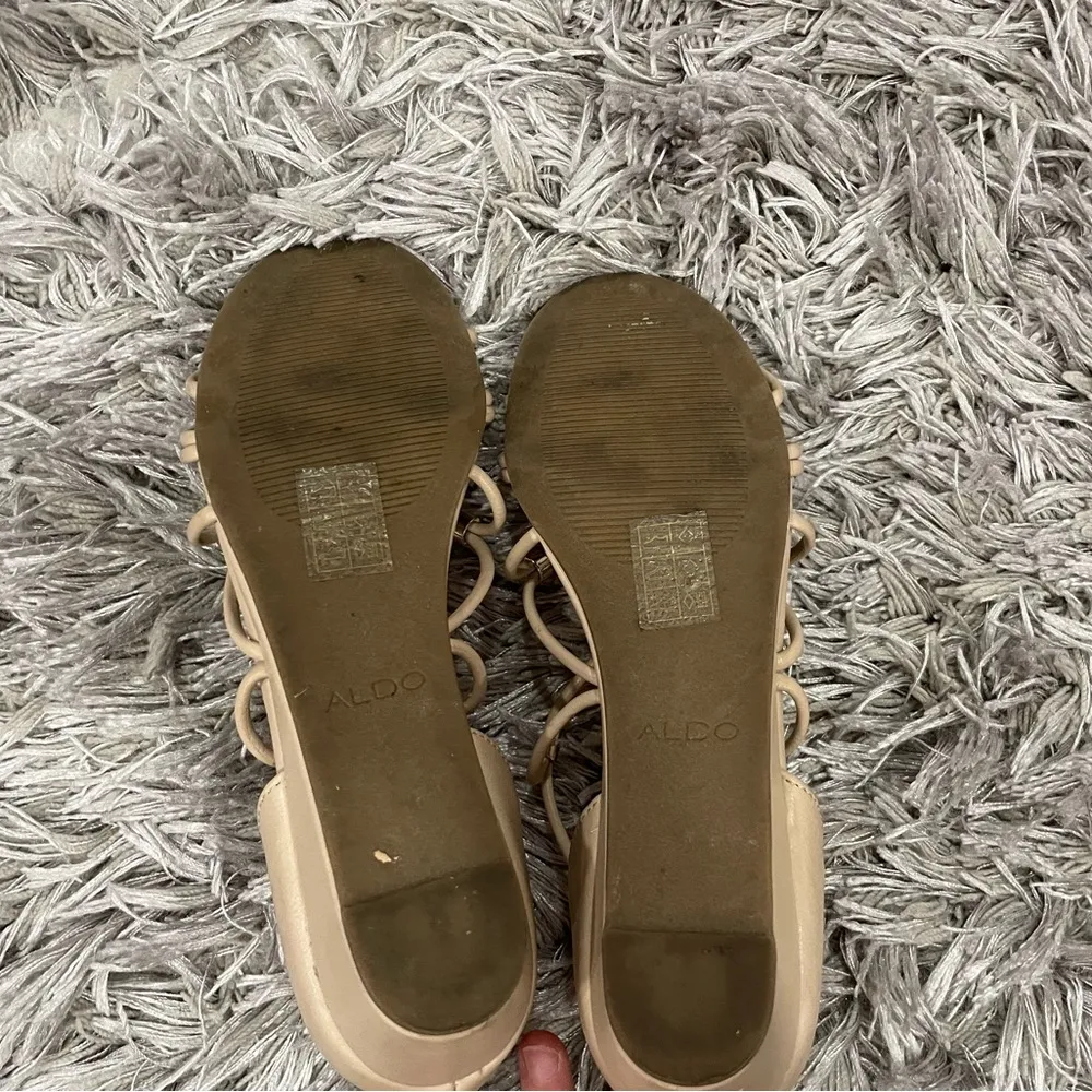 Aldo Nude Strappy Sandals 5 - Image 6