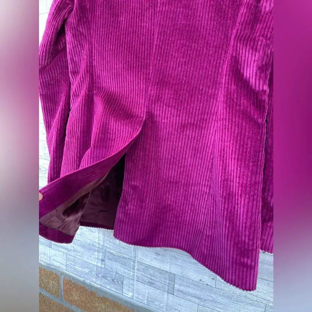 Dries Van Noten
Stretch-Cotton Corduroy Jacket in fuchsia size 38/small - Image 11