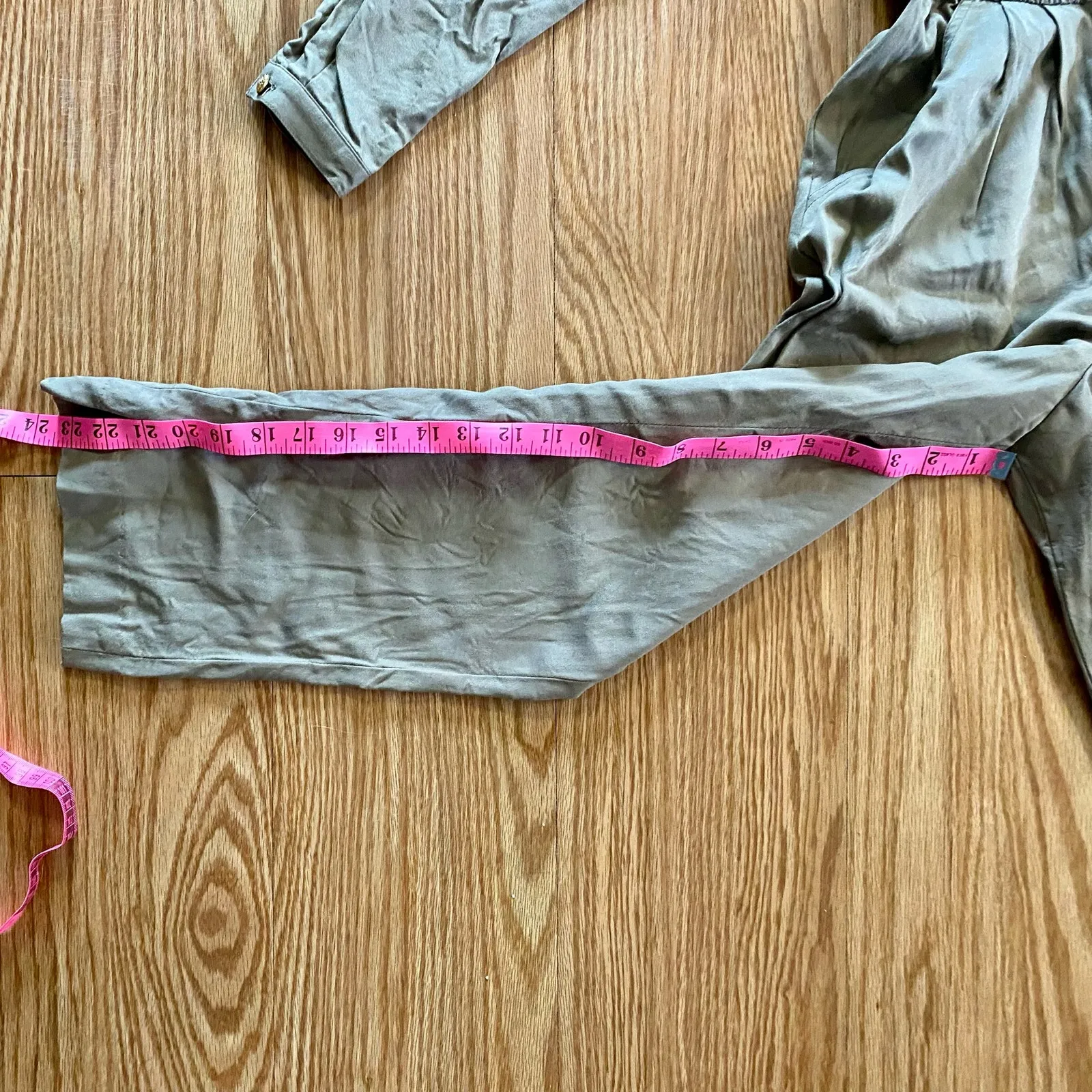 Maggy London Vintage Khaki Minimal Western Jumpsuit Womens 0 - Image 8