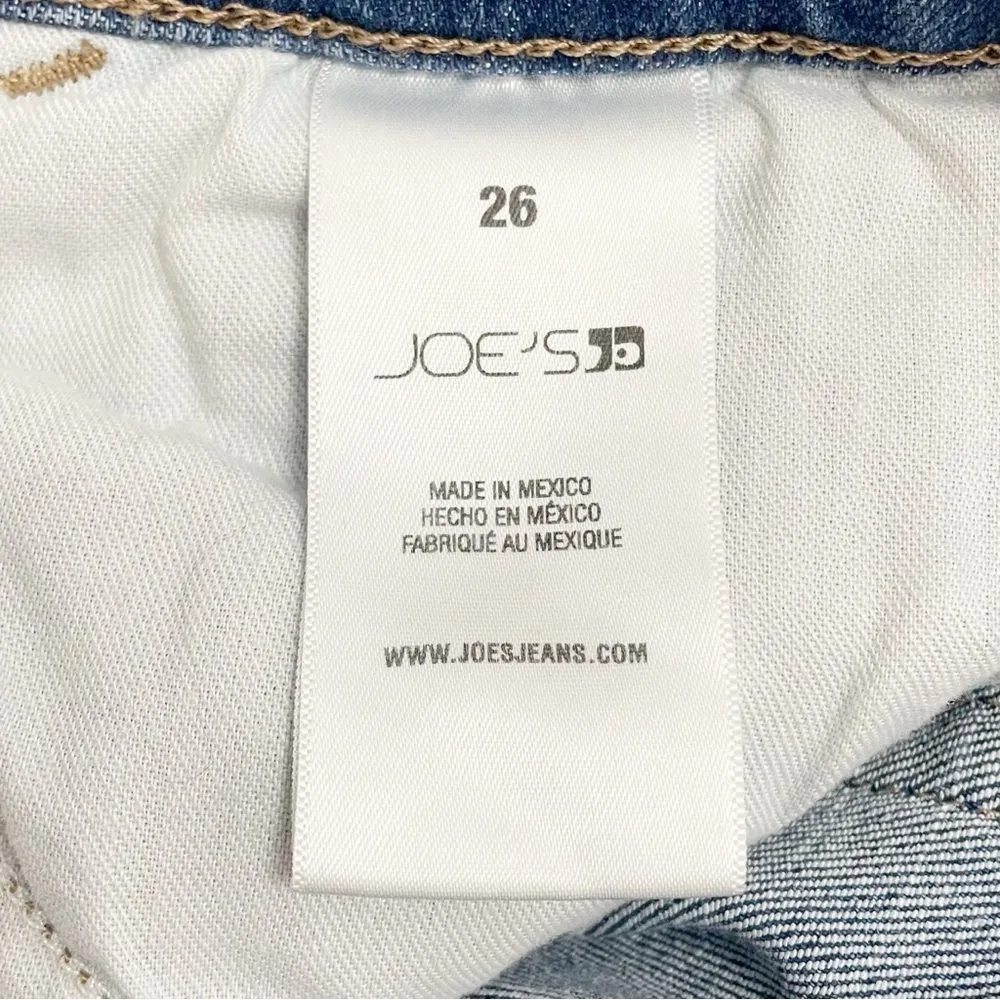 Joe’s Jeans High Rise Wide Leg Distressed Jean in Belenos Medium Wash Size 26 - Image 13