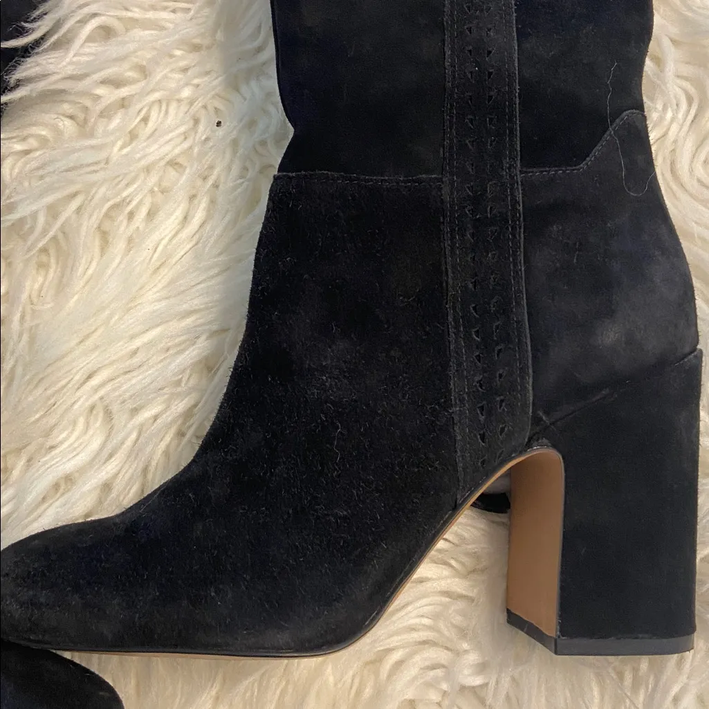 Franco Sarto Black Over the Knee Suede Boots size 7.5 BNWOT see all photos - Image 13