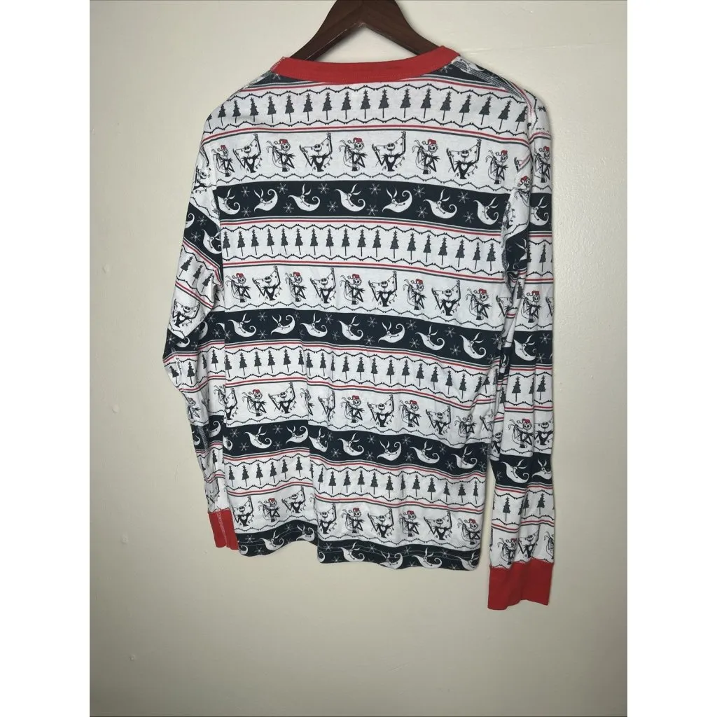 Disney Hanna Andersson Nightmare Before Christmas Medium Long Sleeve Cotton Top Red - Image 9