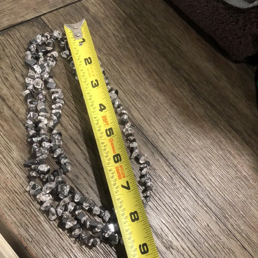 3 Tier Stone Necklace - Image 3